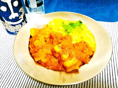 ビールにも合う!大根のポークビンダルーカレー